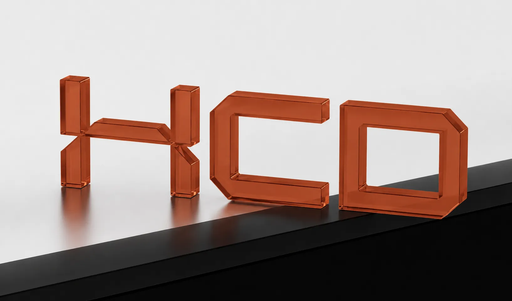 The HCD mark in iron oxide
